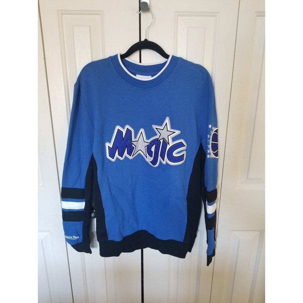 Mitchell & Ness NBA Orlando Magic crewneck sweatshirt M blue black